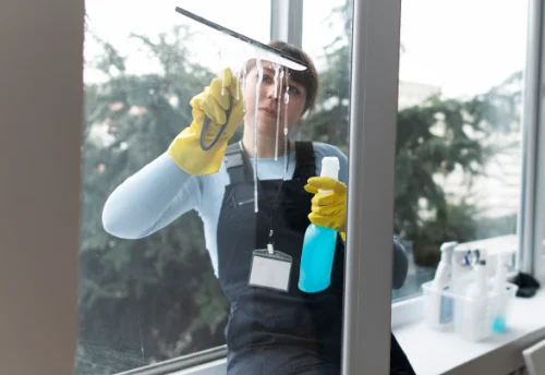 Nettoyage de vitres intérieures et extérieures à Auge
